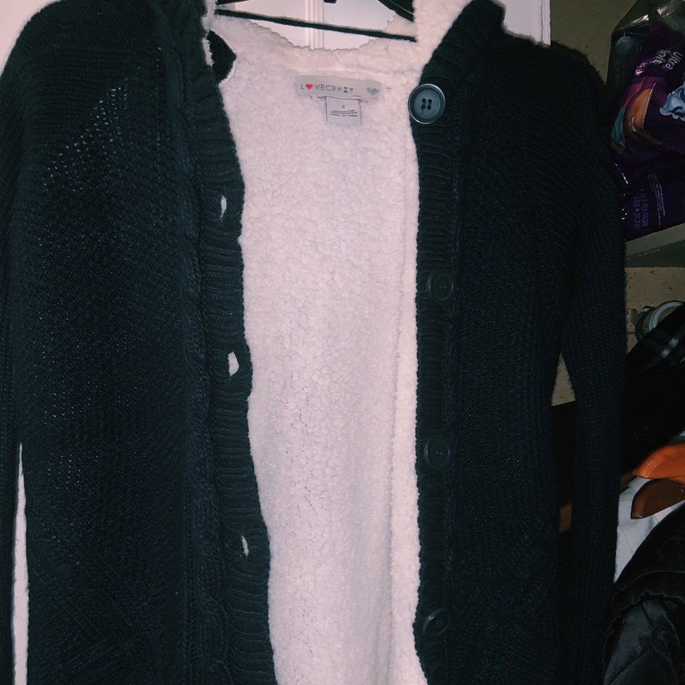 ☆navy blue cardigan